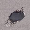 Recycled Rubber Mulch closeup black