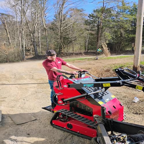 Sabin on skid steer